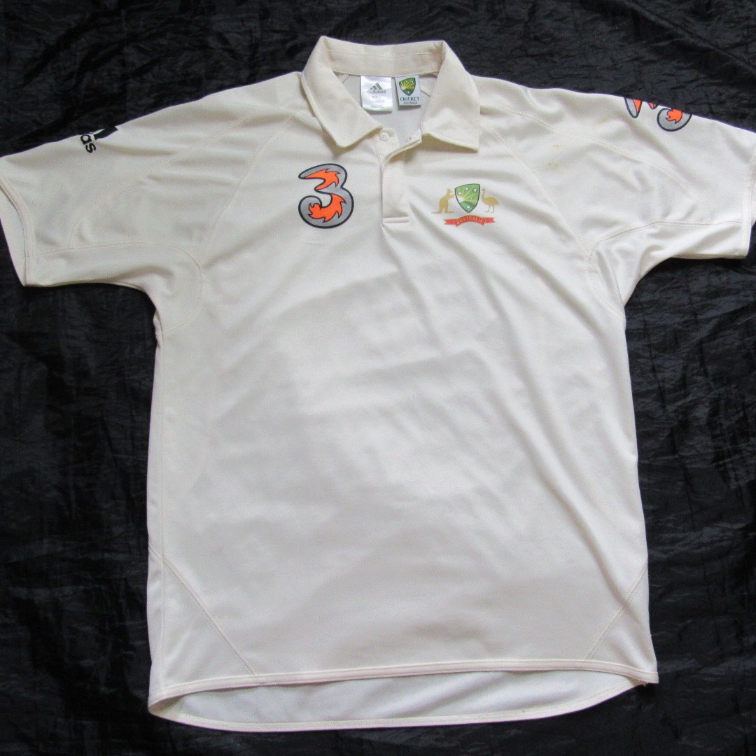 Adidas australian cricket shirt sale