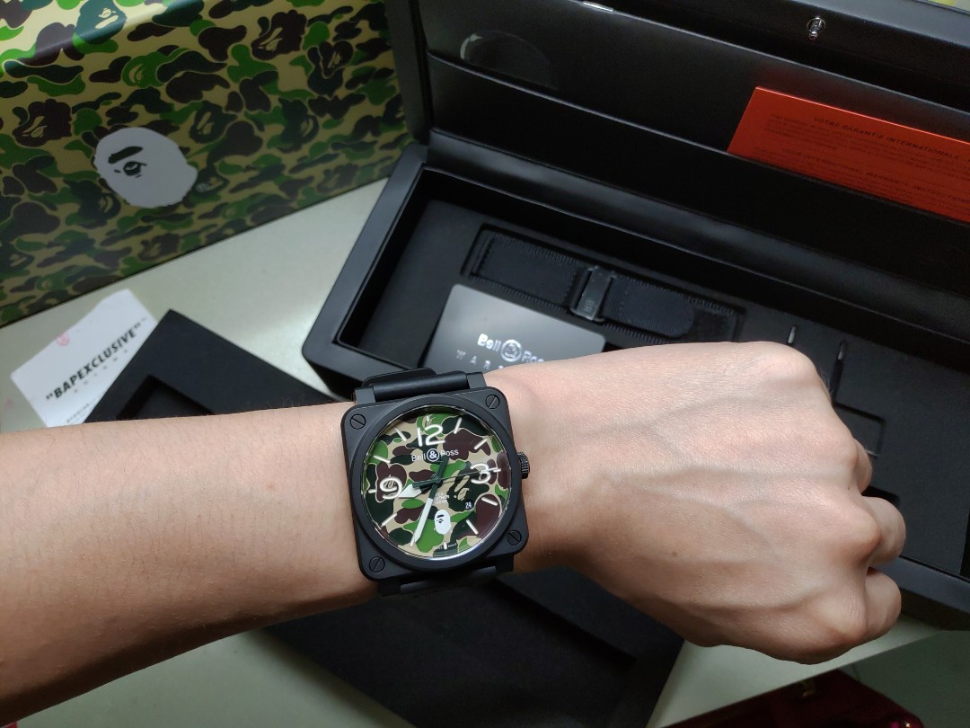 Bell and ross cheap x bape price