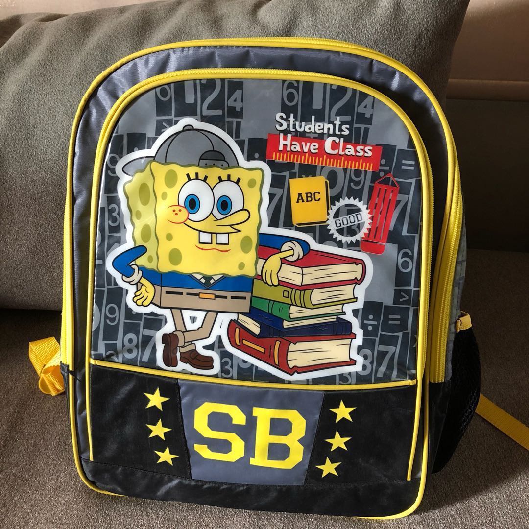 high spongebob backpack