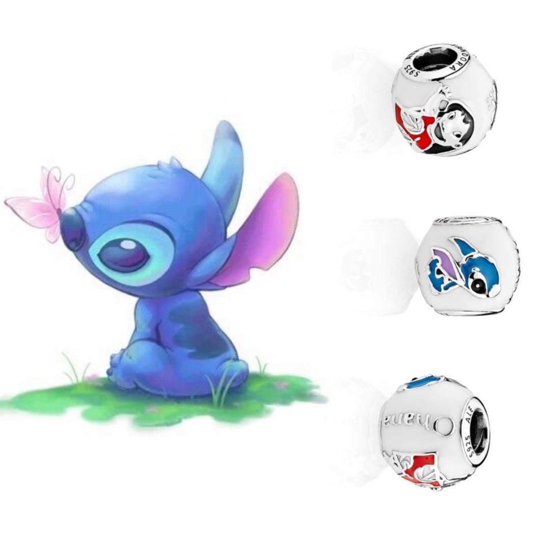 Lilo and Stitch Charm,stitch Christmas Charm,s925 Sterling Silver