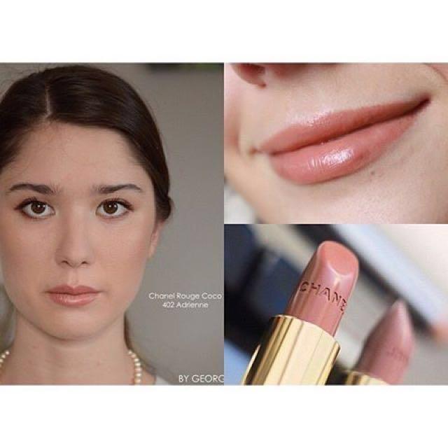 Chanel rouge coco 402 adrienne lipstick. Swatched - Depop