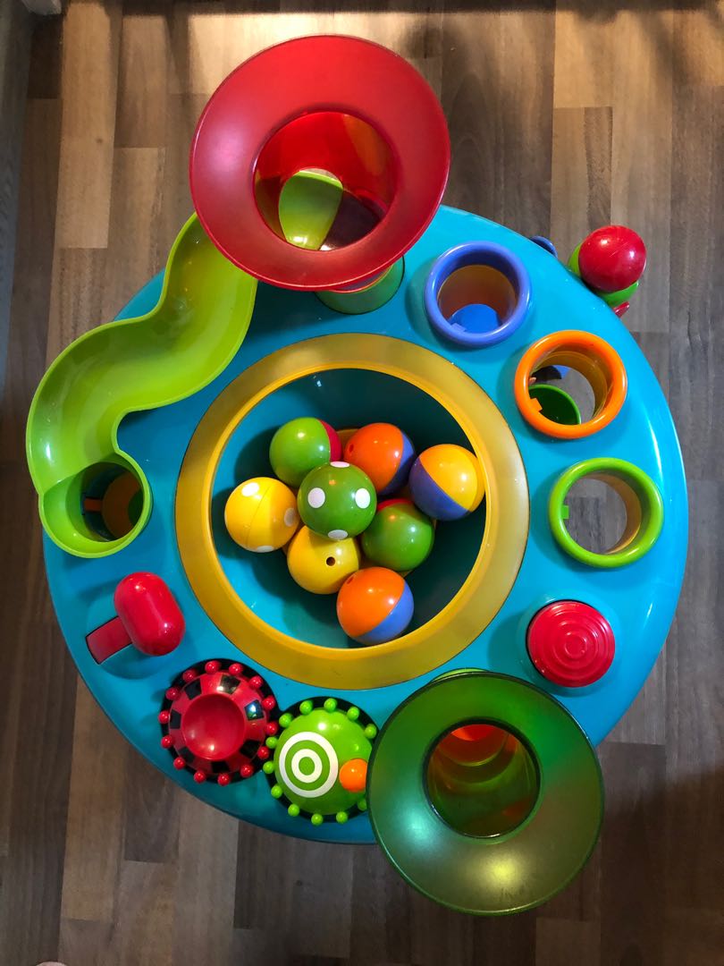Colourful Activity table with balls, Babies & Kids, Baby Nursery & Kids