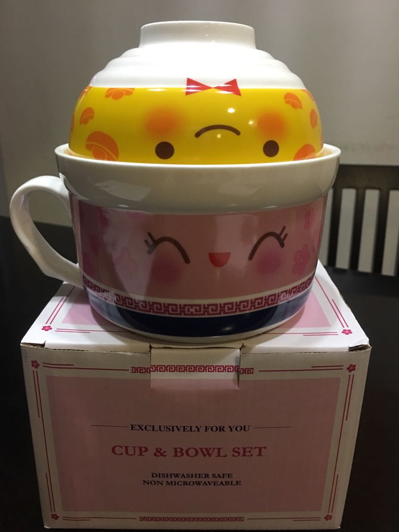 Cup and Bowl set, Furniture & Home Living, Kitchenware & Tableware