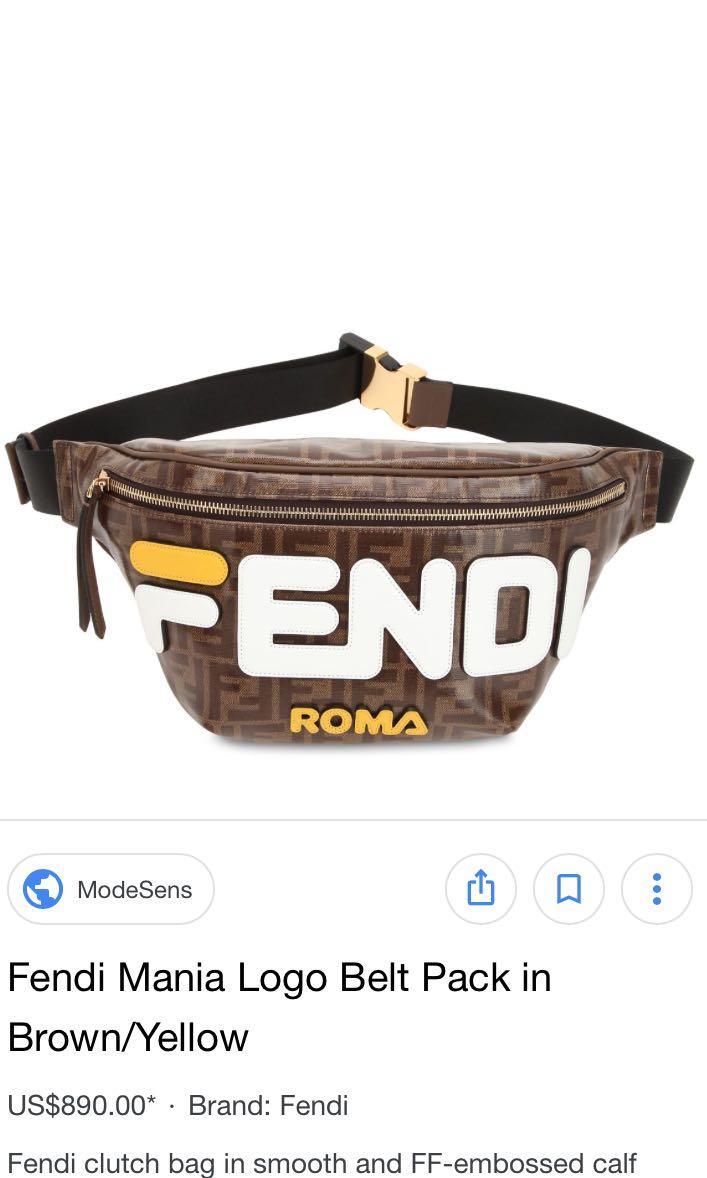 Fendi mania belt outlet bag