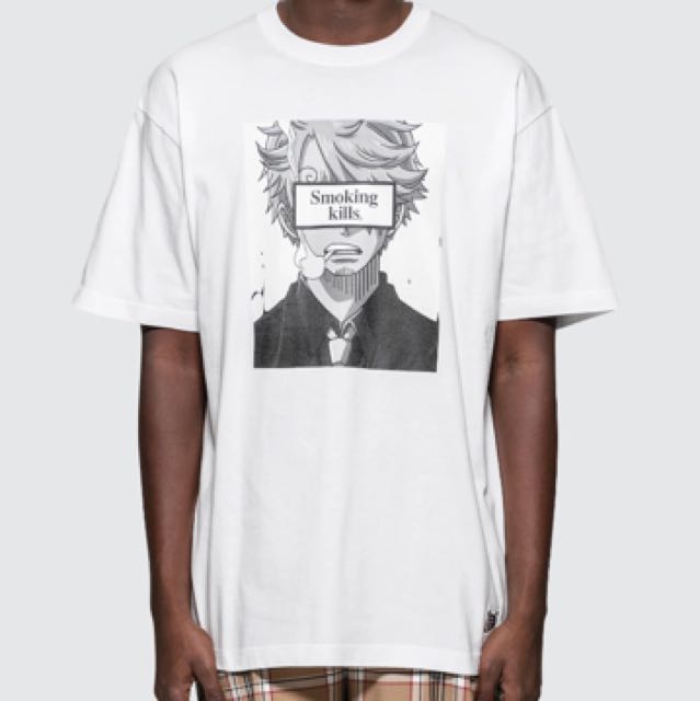 Fr2 X One Piece Sanji White L Size Brand New Men S Fashion Tops Sets Formal Shirts On Carousell