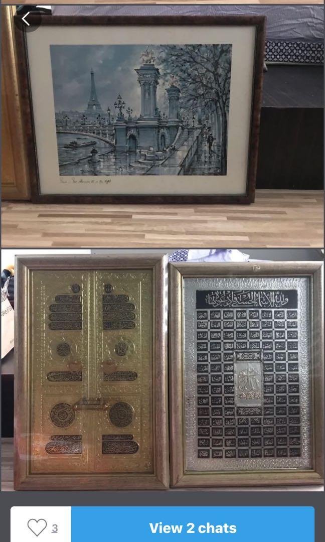 Frames (Category: Frames & Pictures) located in Singapore. Submitted by virgorian (Listing ID 209130288, Image 3). Description: 50by40cm frames .Great conditions frames pictures you can change up to you. making way for space hence selling cheap take all @$5 each.