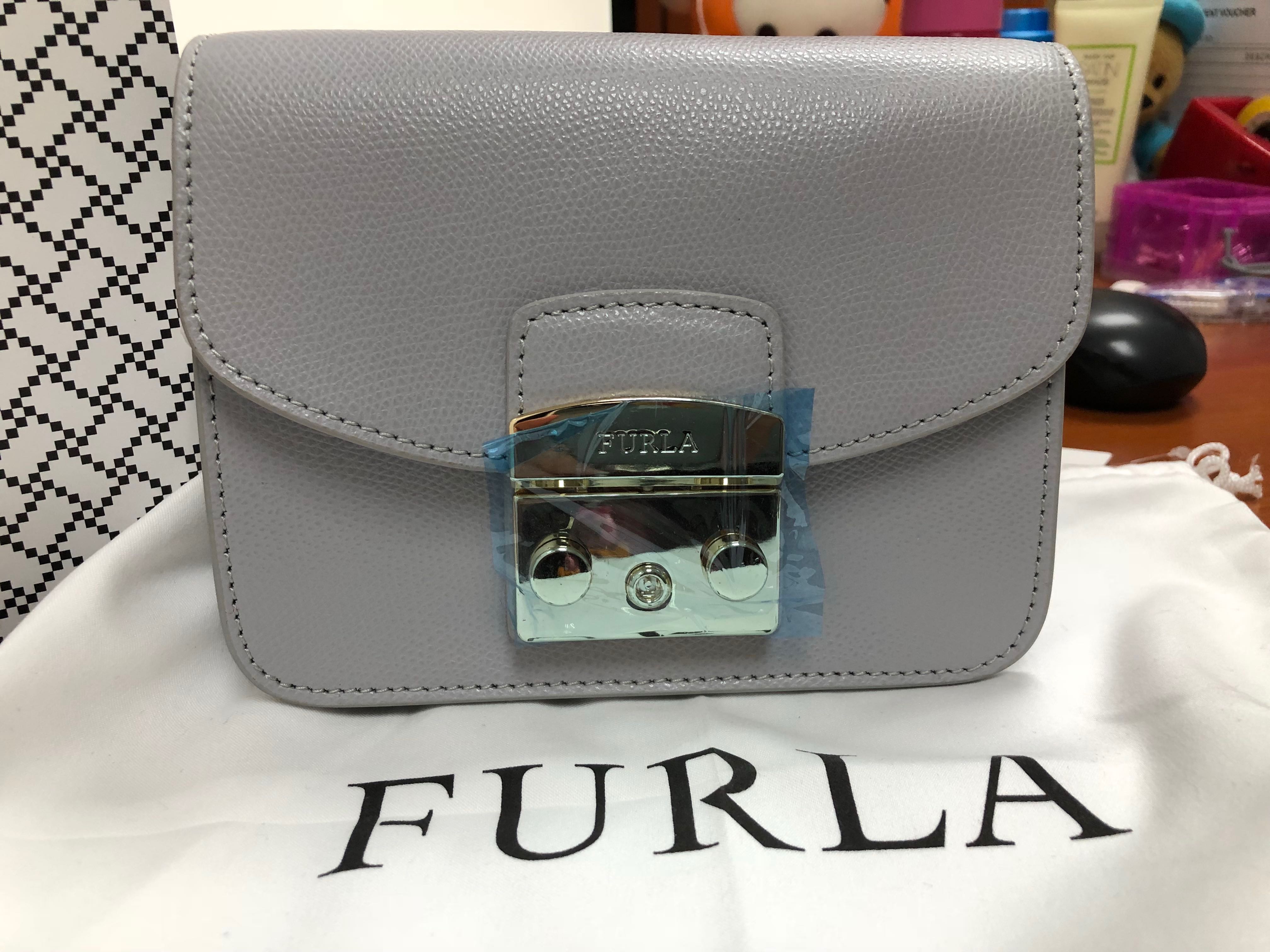 Furla metropolis online mini grey