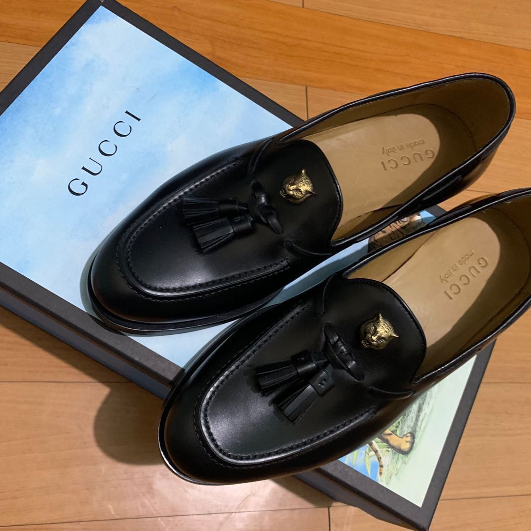 [REPRICED] GUCCI Feline Tassel Loafers Limited Edition