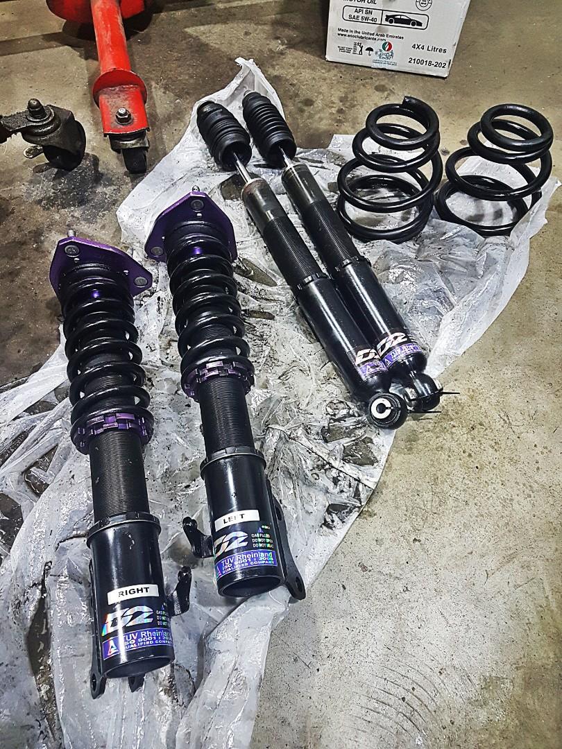 HONDA CIVIC FD1 - FULLSET D2 Racing RS coilovers (Adjustable 