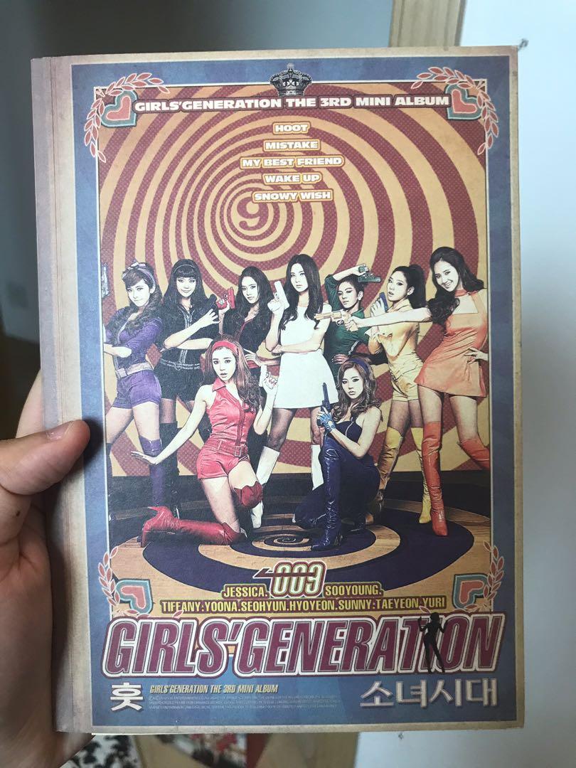 少女時代hoot韓專內附徐賢小卡 韓流 Carousell