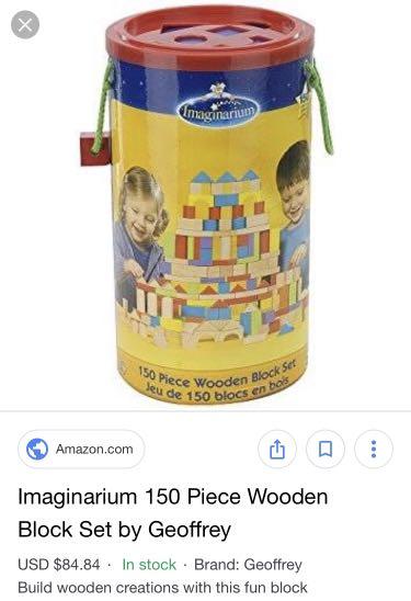 Imaginarium wooden hot sale blocks 150