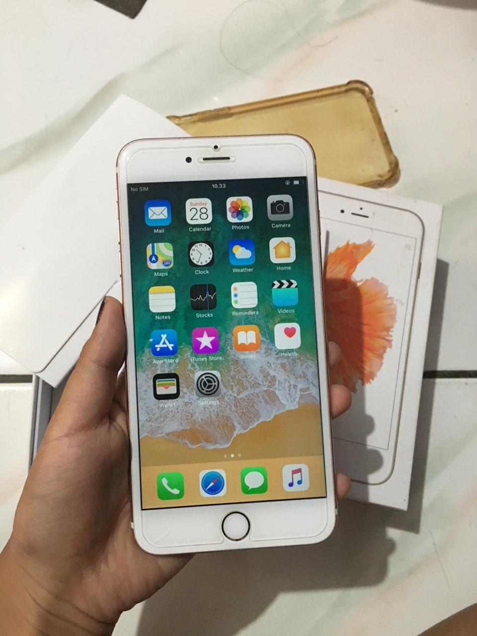 Iphone 6s Plus Rose Gold Fullset Telepon Seluler Tablet Iphone Iphone 6 Series Di Carousell
