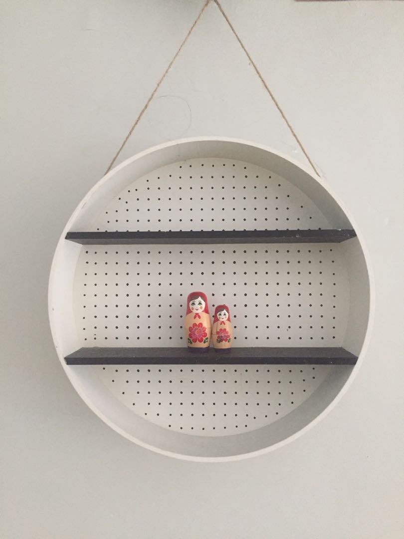 Kmart hanging round shelves, Home & Furniture, Home Décor on Carousell