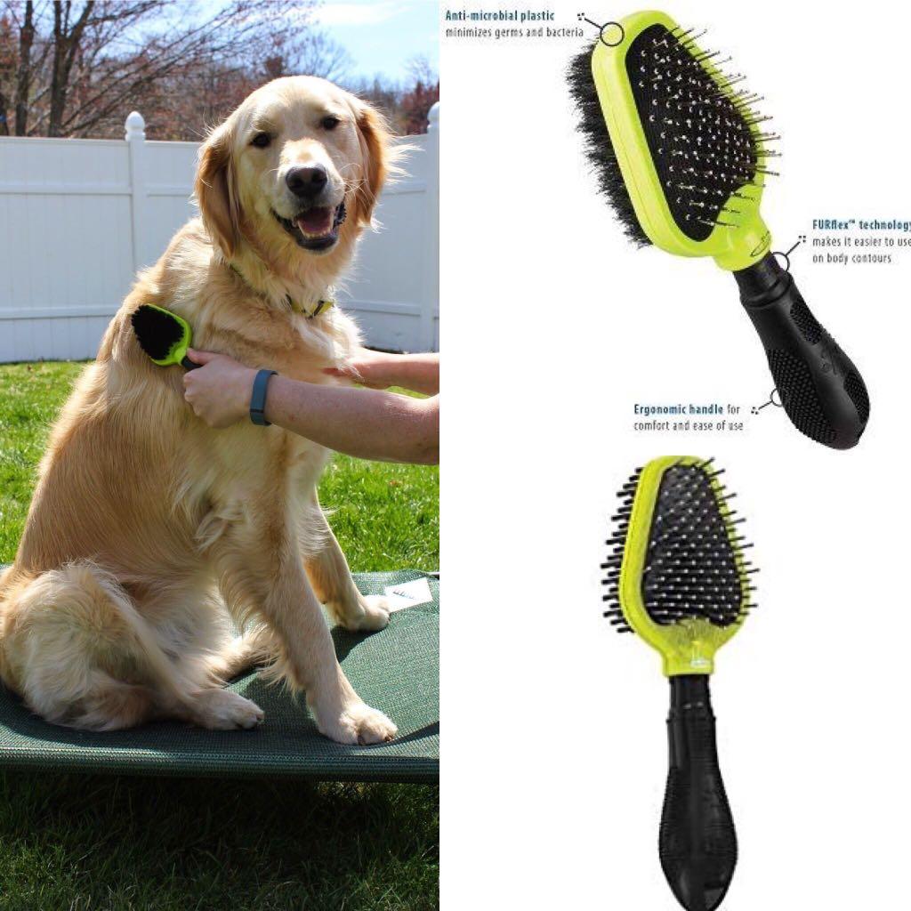 Large Furminator Dog Dual Brush Pet Supplies For Dogs Health Grooming On Carousell