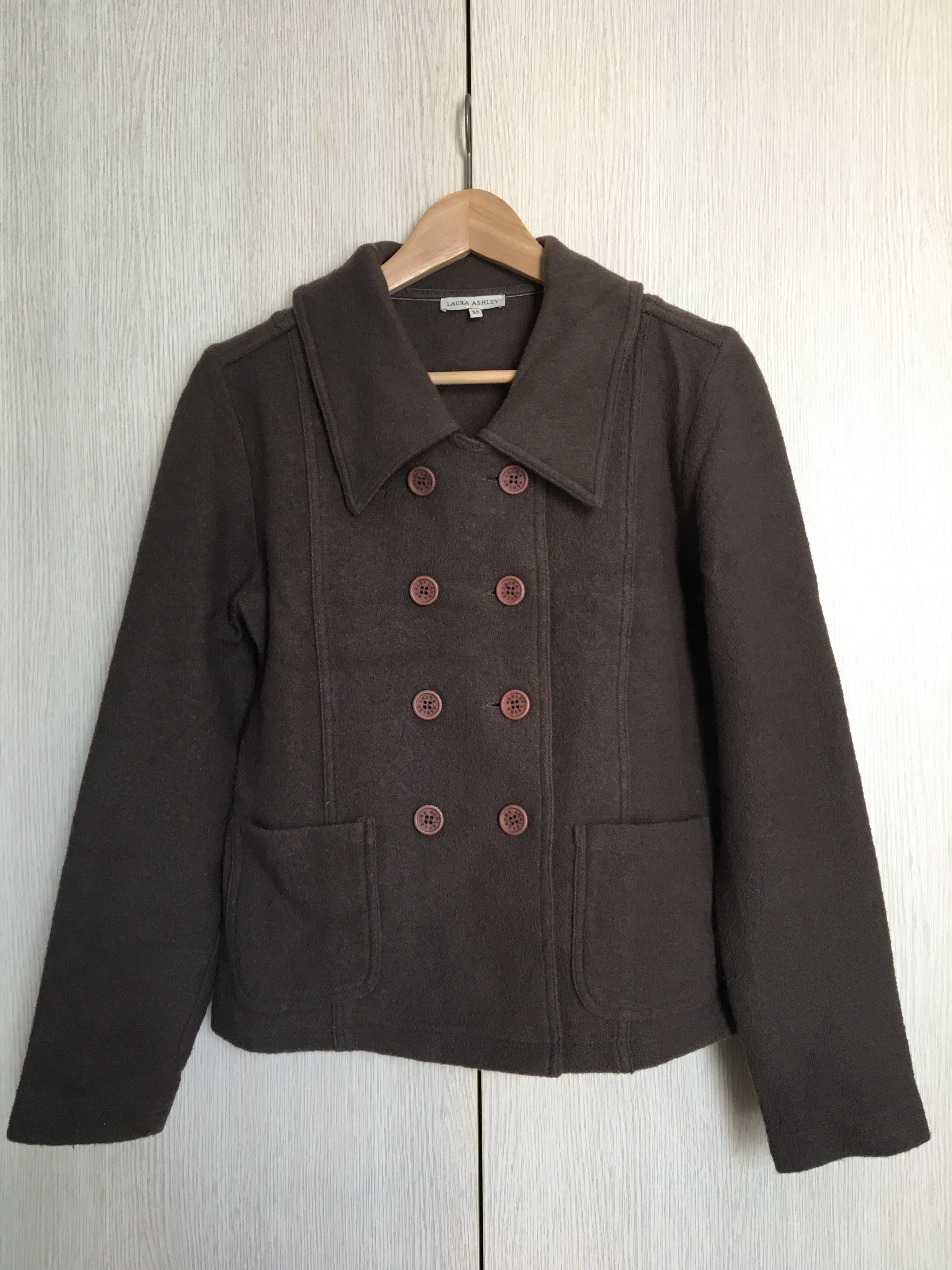 laura ashley boiled wool jacket