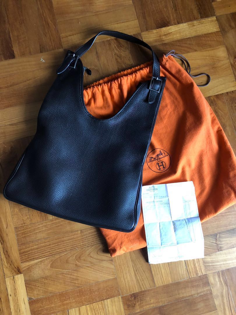 LIKE NEW Hermes Massai Nocciola Chevre Mysore Goat Leather