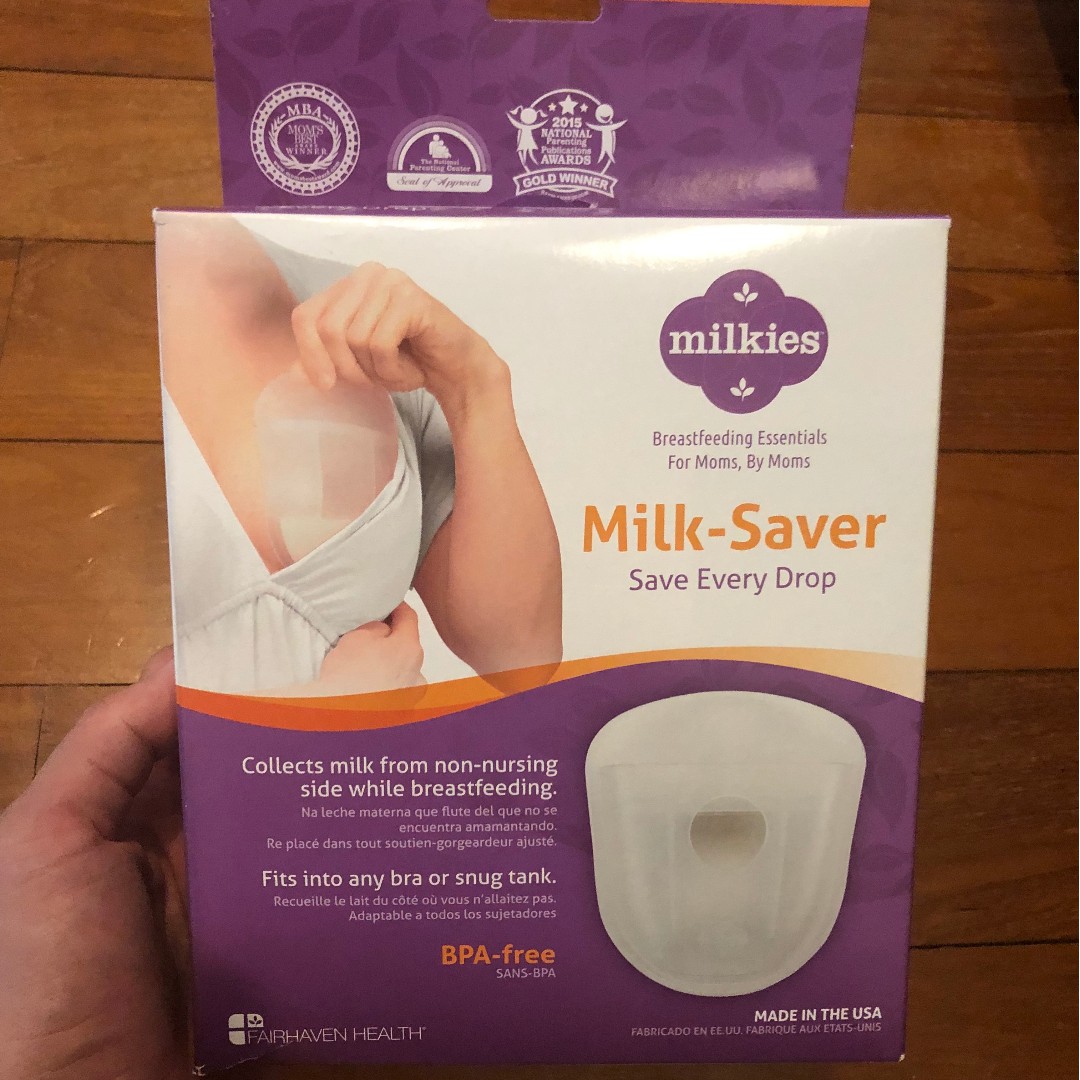 BNIB Milkies Milk-Saver Breast Milk Collector Storage, Babies & Kids ...