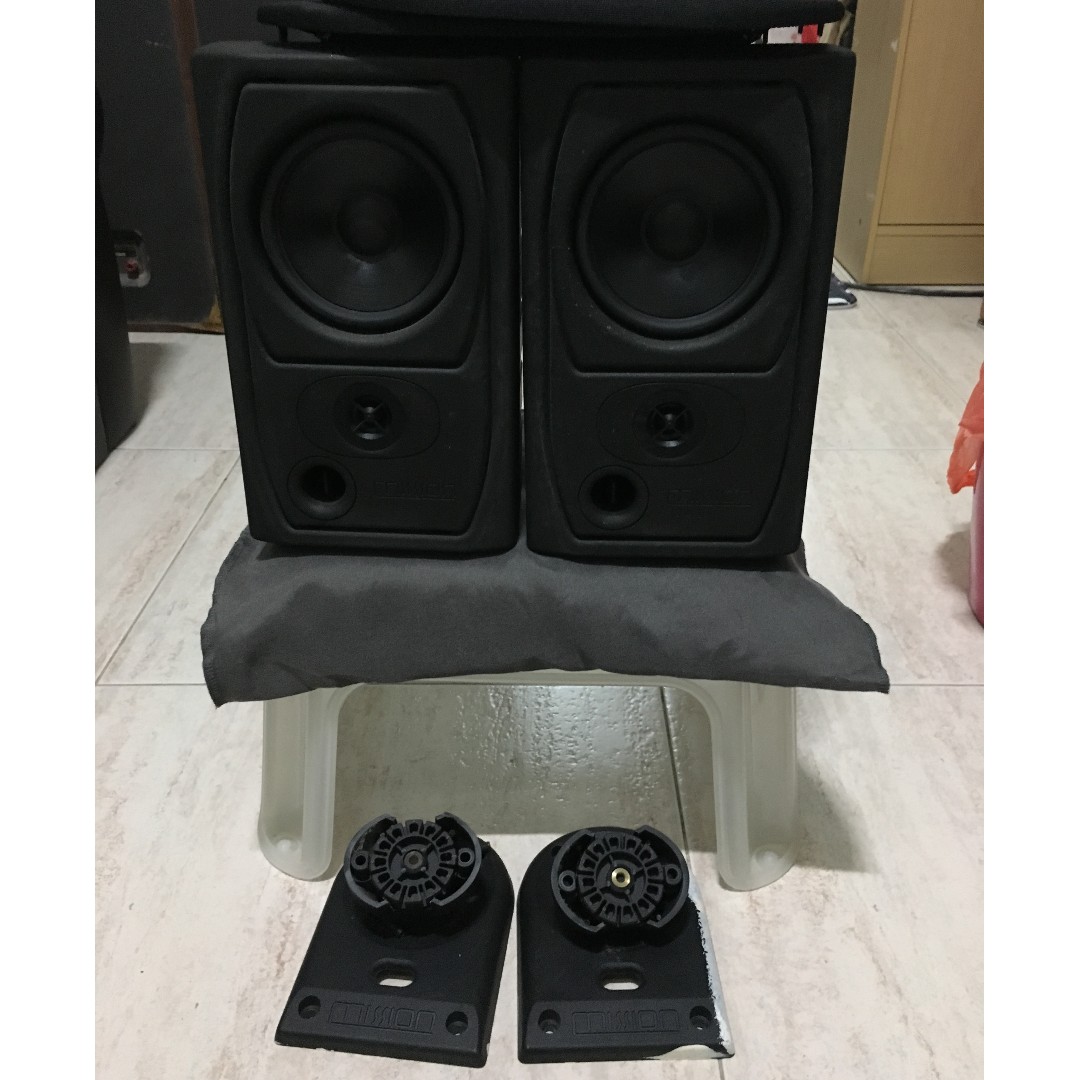 Mission Model 73 2 Way Bookshelf Speakers Made in England