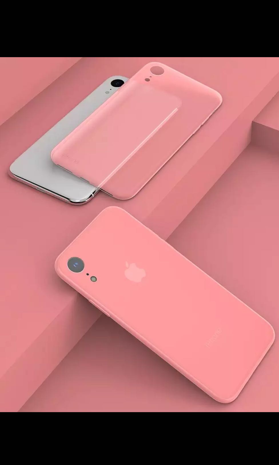 New Silicon Case For Iphone Xr Pink Color Mobile Phones Tablets Iphone Iphone X Series On Carousell