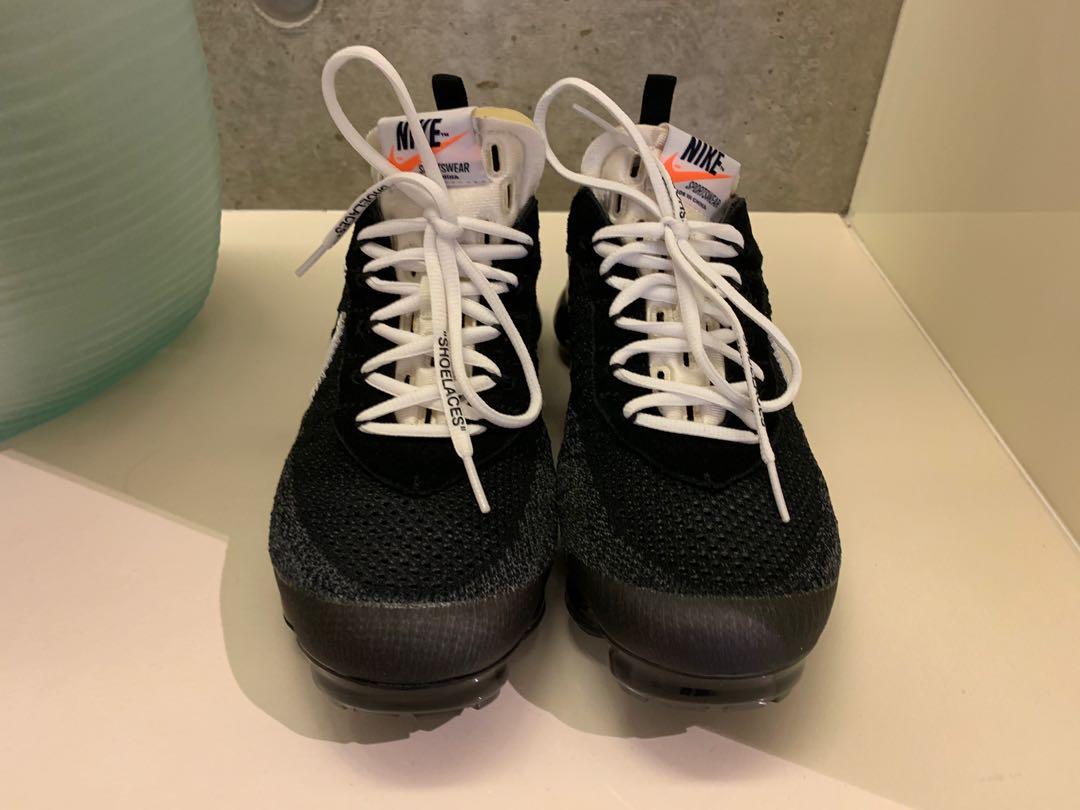 Black WHite OFF Joint OFF WHITE X Nike Air VaporMax 2.0