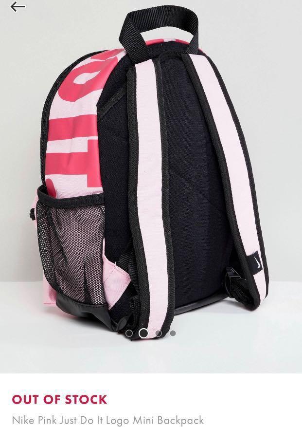 Pink just sales do it bag