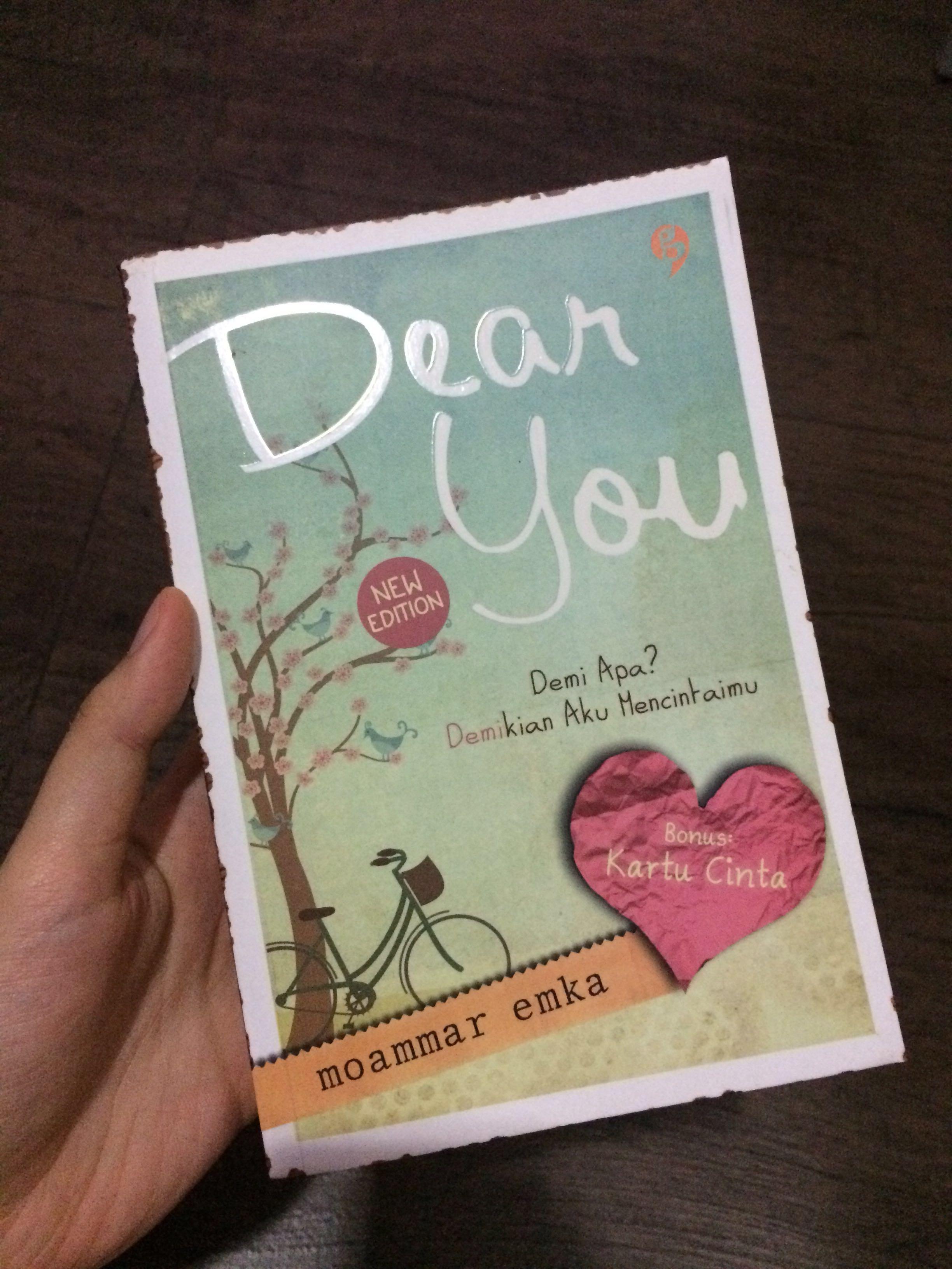 novel dear you moammar emka