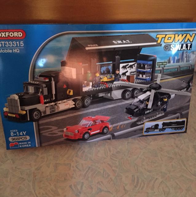 Oxford Blocks Korea Town S W A T Mobile Hq St33315 968pcs Lego