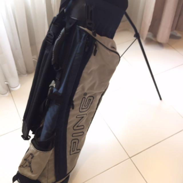 Ping junior golf club stand bag Dark blue colour, Sports Equipment