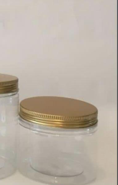 Plastic Container With Gold Metal Lid And Inner Protector Everything Else On Carousell