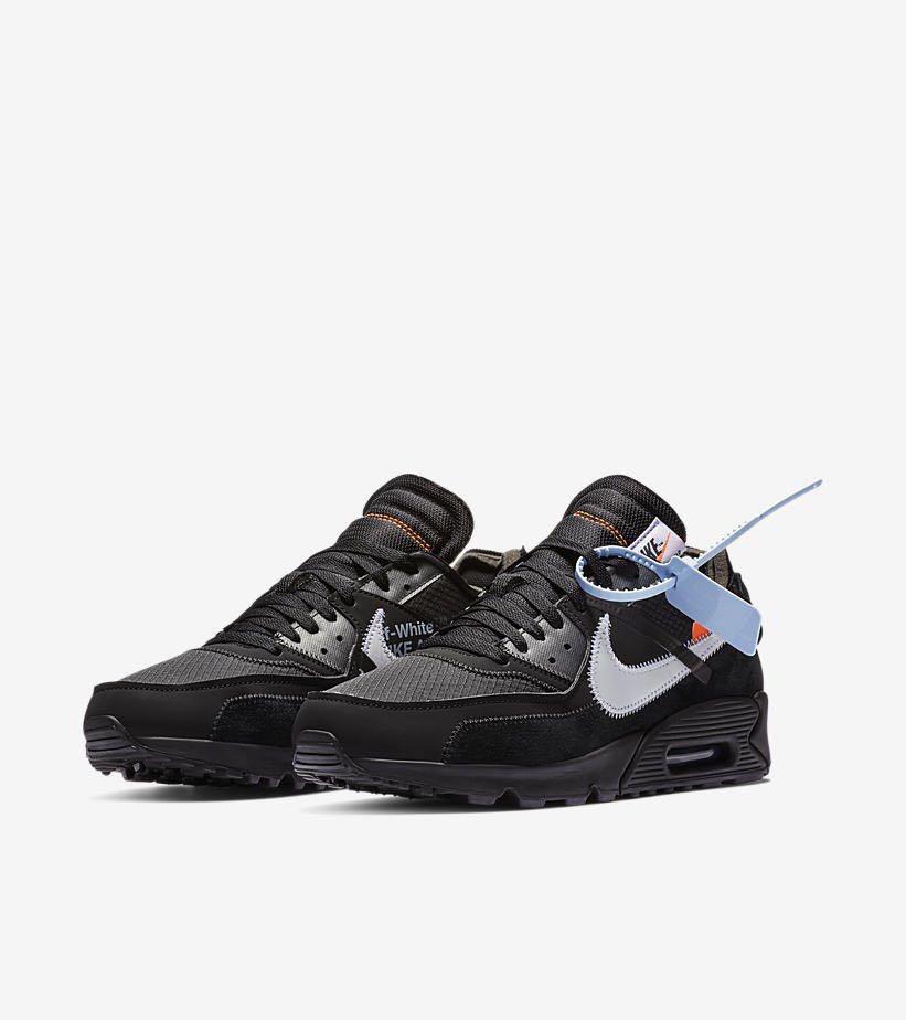 nike x off white air max 90 black