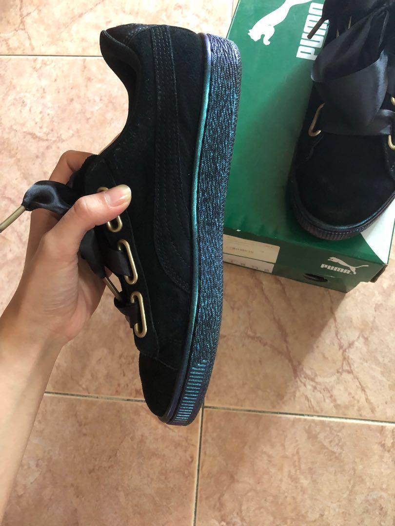puma suede heart 38