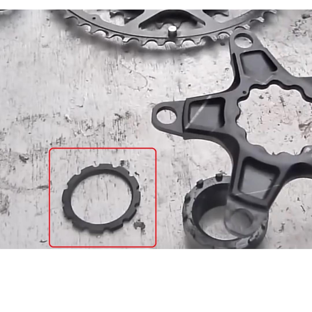 Rotor Spider Lockring for 3D+ 3D30 CX1 30mm Cranks New, Sports