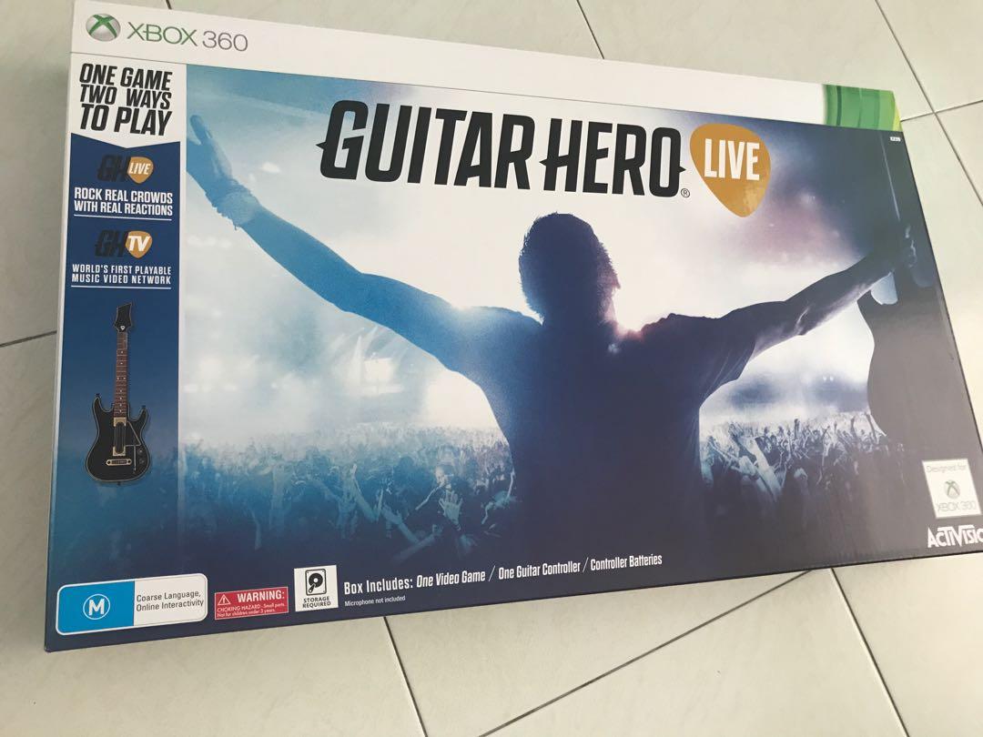 Sale Xbox Guitar Hero Live Set Toys Games Video Gaming Consoles On Carousell