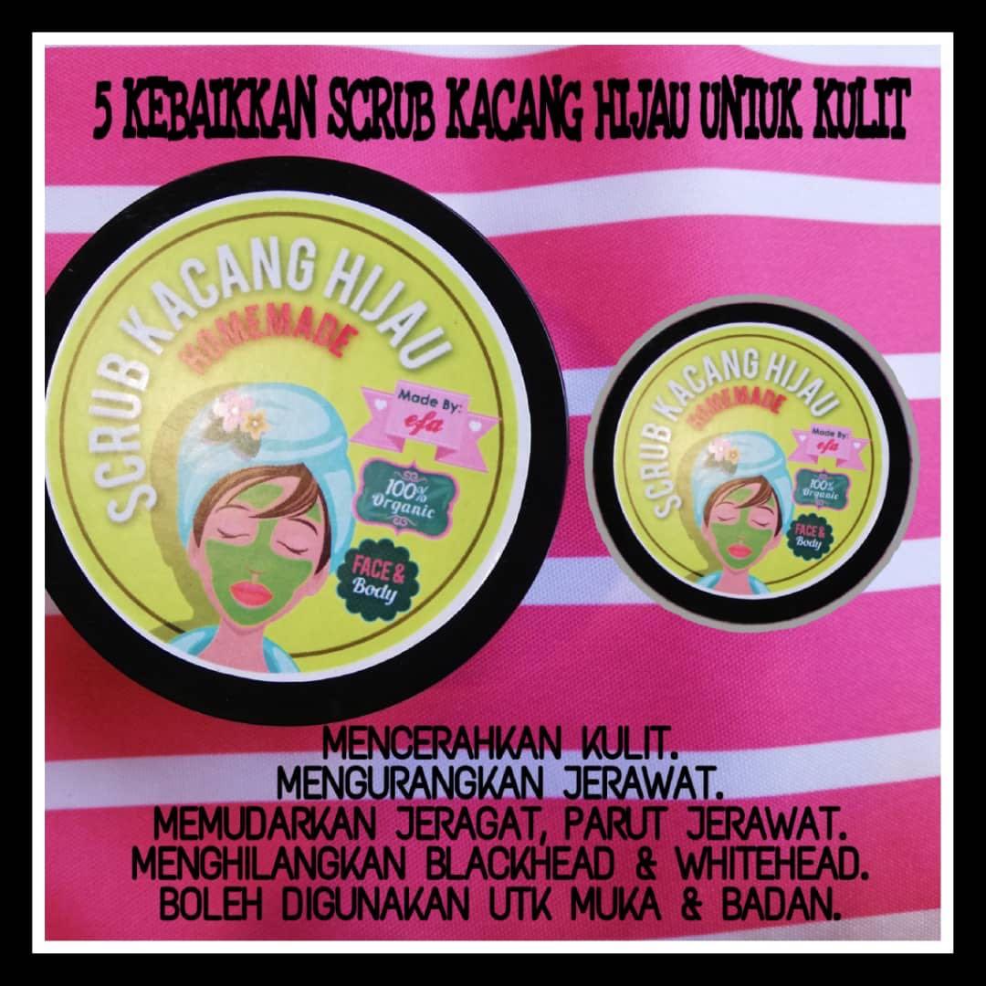 Scrub Kacang Hijau Health Beauty Skin Bath Body On Carousell