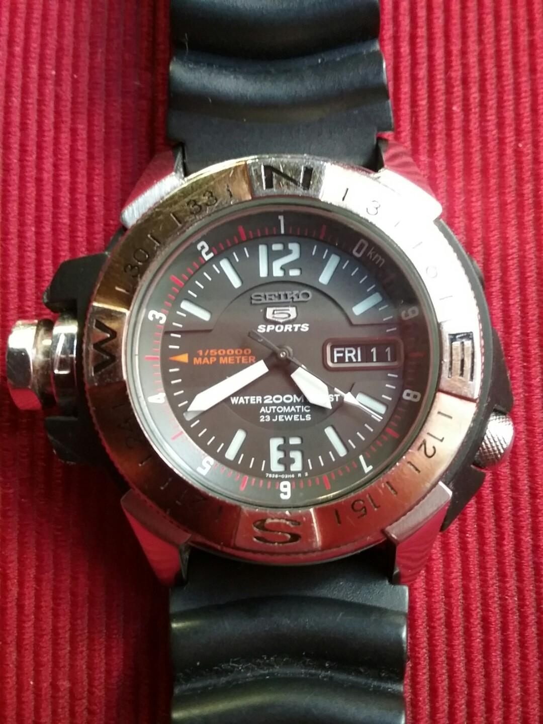 seiko 5 map meter price