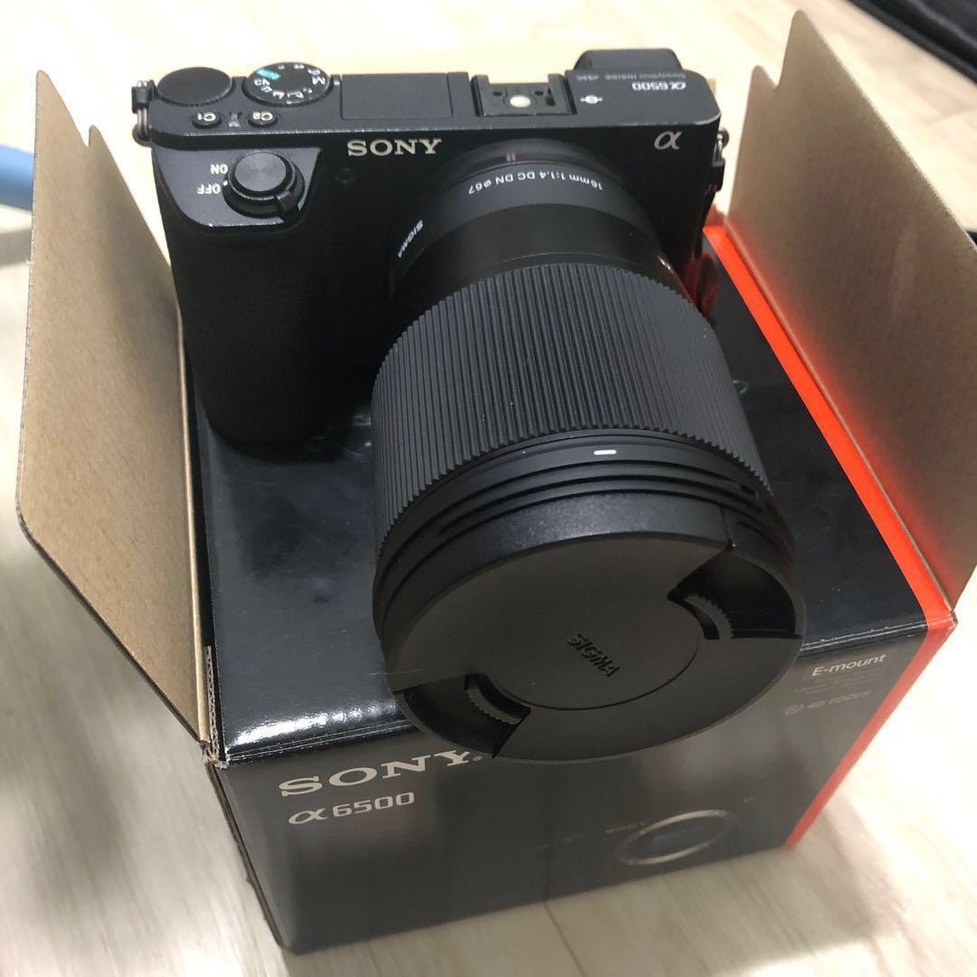 sony a6500 sigma 16mm f1 4 photography cameras on carousell