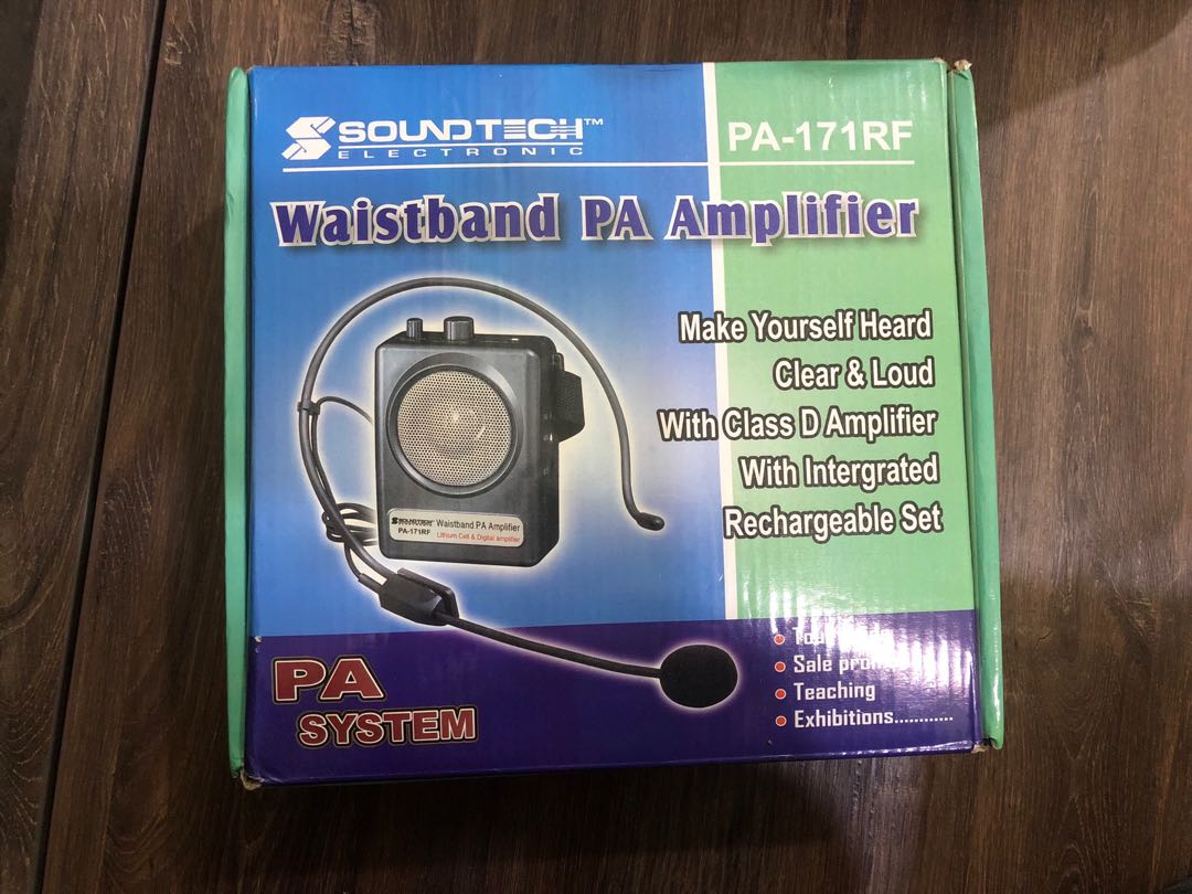 Waistband pa amplifier sales