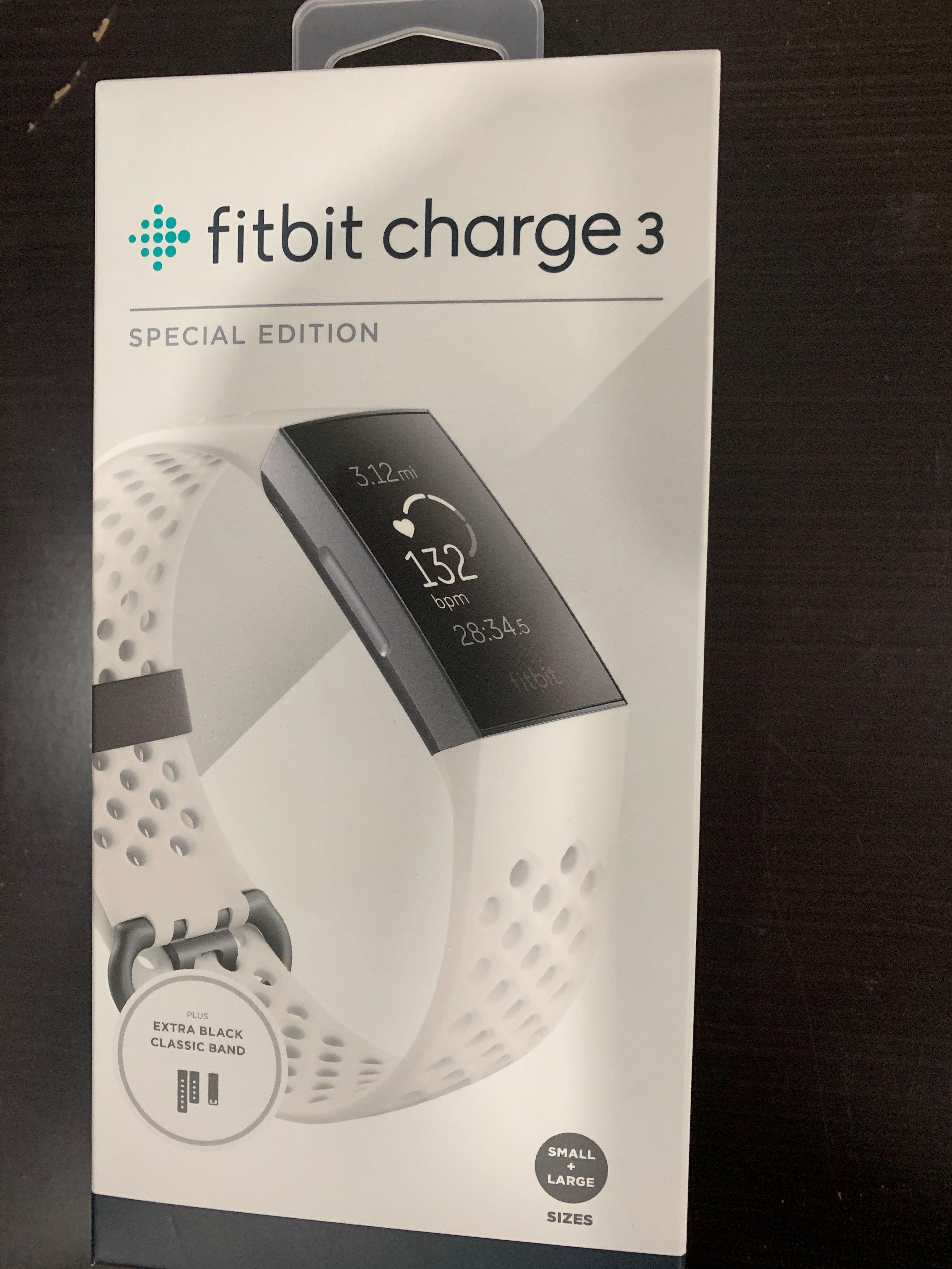 Special edition fitbit charge 3 , Health & Nutrition, Health Monitors ...