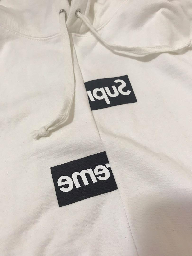 Fake supreme cdg split box logo store