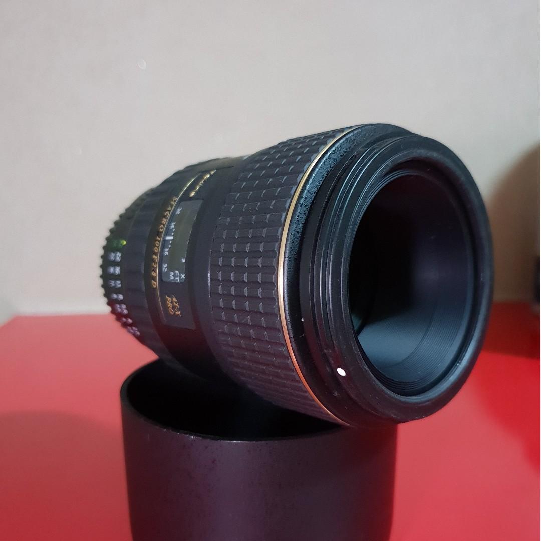 Tokina 100mm F 2 8 At X M100 Af Pro D Macro Autofocus Lens For Nikon Af D Photography Lenses On Carousell