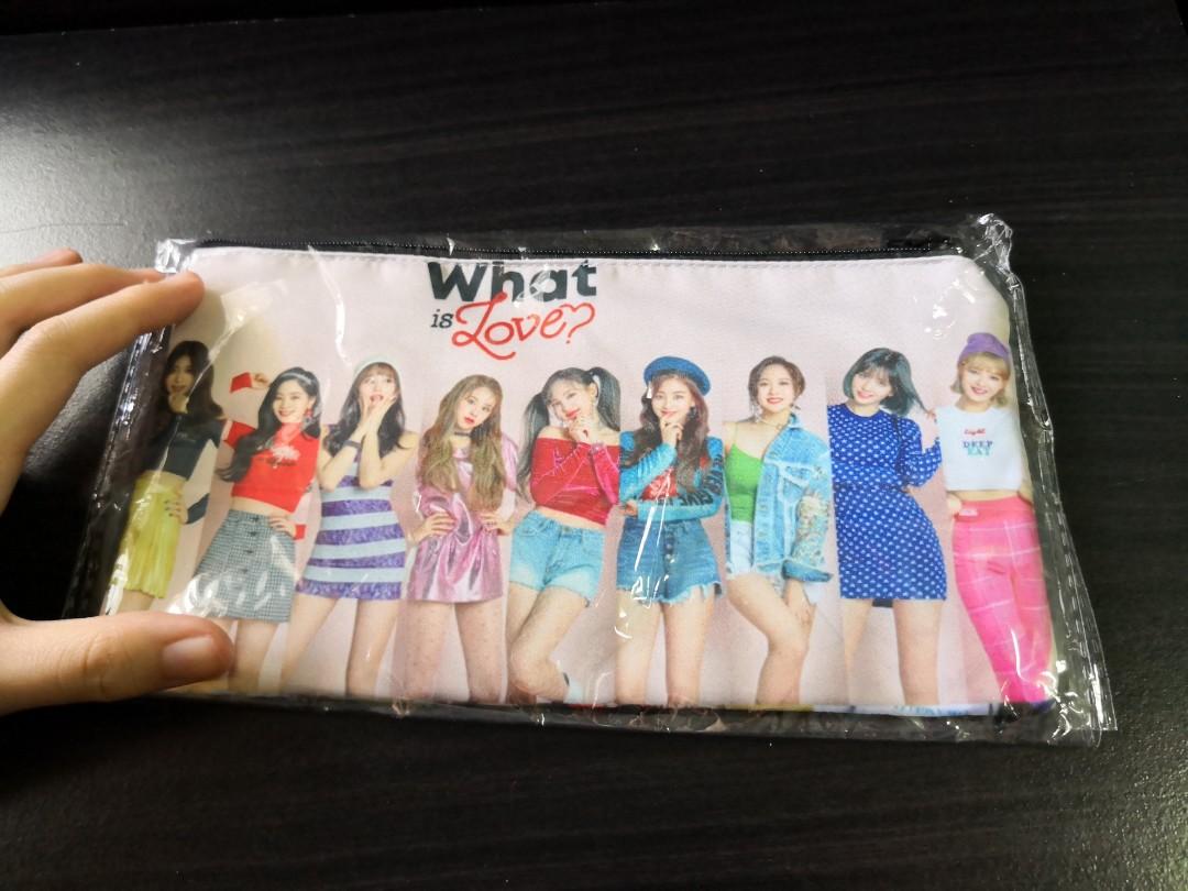 Twice What Is Love Zip Pencil Case Pouch Entertainment K Wave On Carousell