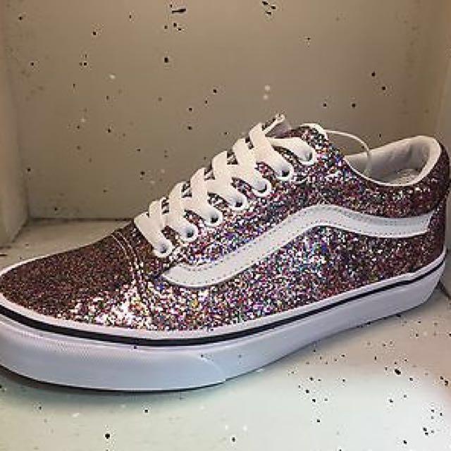 chunky glitter shoes