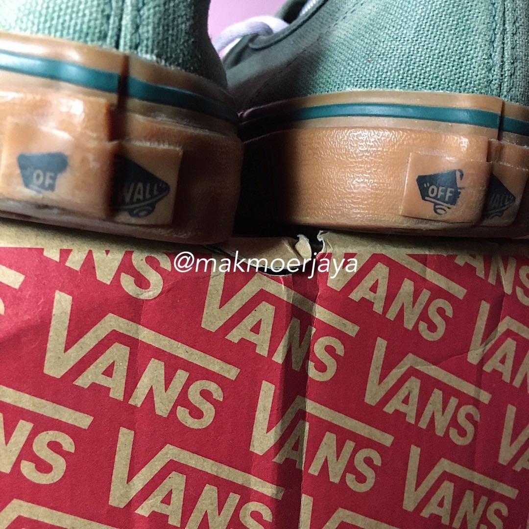 vans june bug green