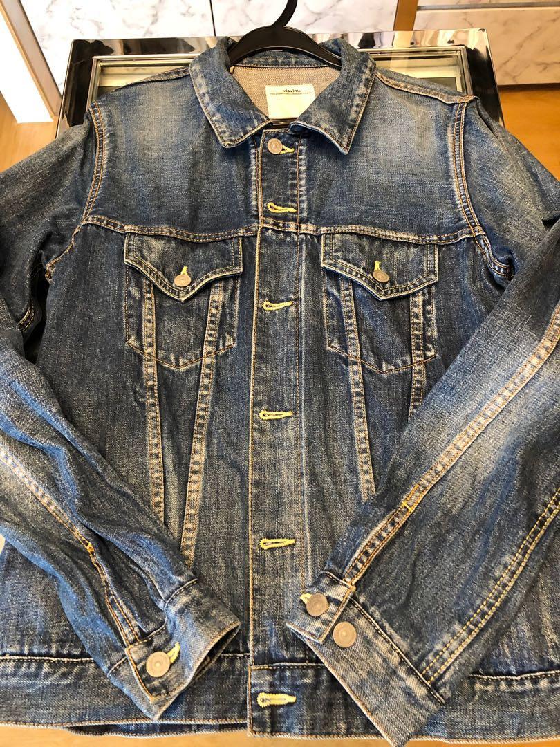 Visvim 103 Damaged Denim Jacket