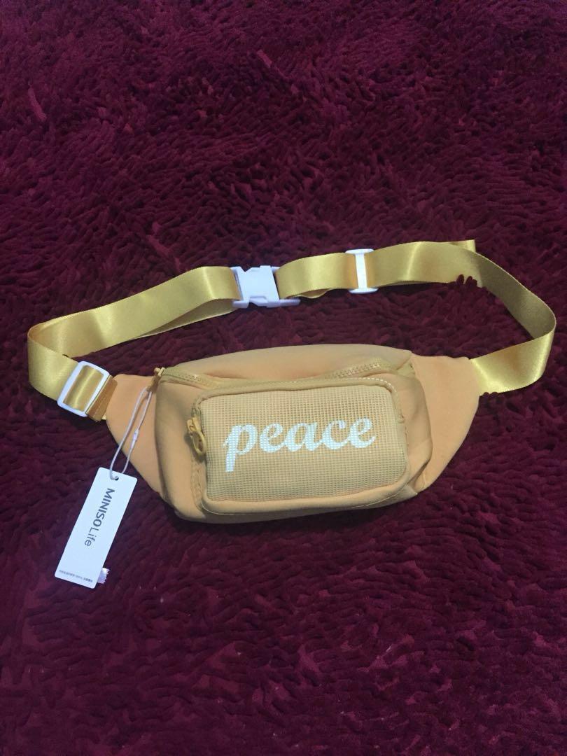 Waist bag Miniso, Fesyen Wanita, Tas 