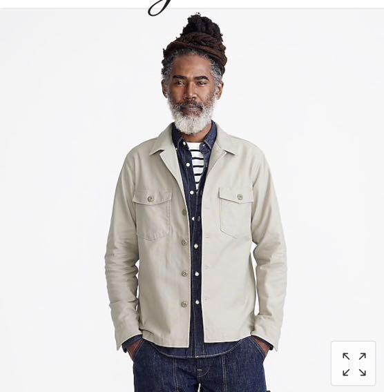 Wallace and Barnes Military Shirt Jacket J Crew RRL