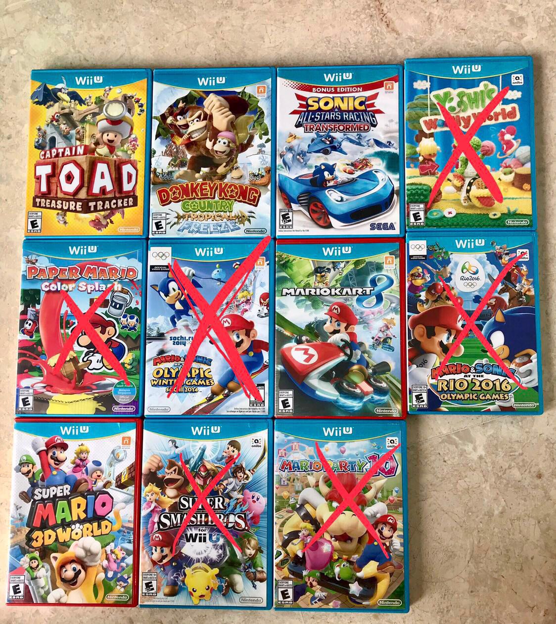 Wii U Games Video Gaming Video Games Nintendo On Carousell
