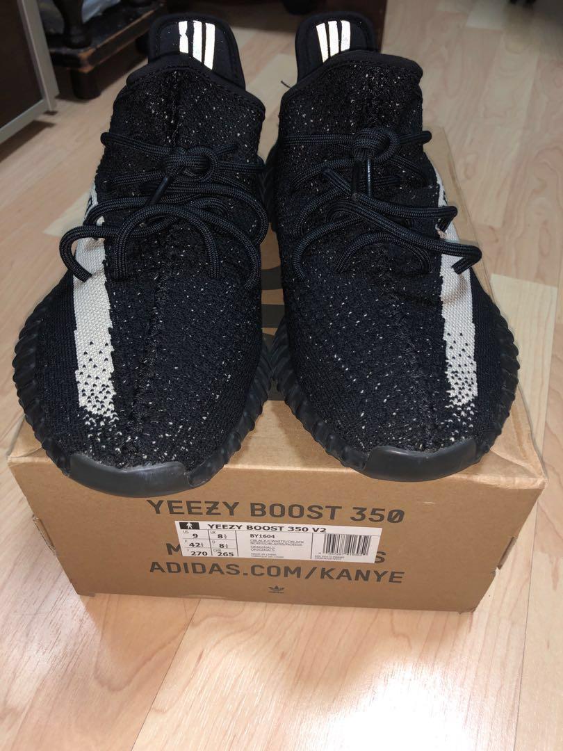 Yeezy Boost 350 V2 Oreo Men s Fashion Footwear Sneakers on Carousell