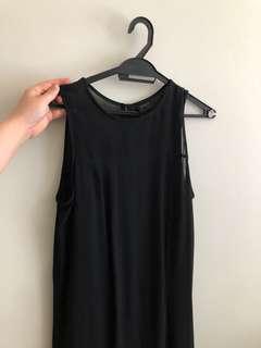 Nique Black Tank Slip Dress