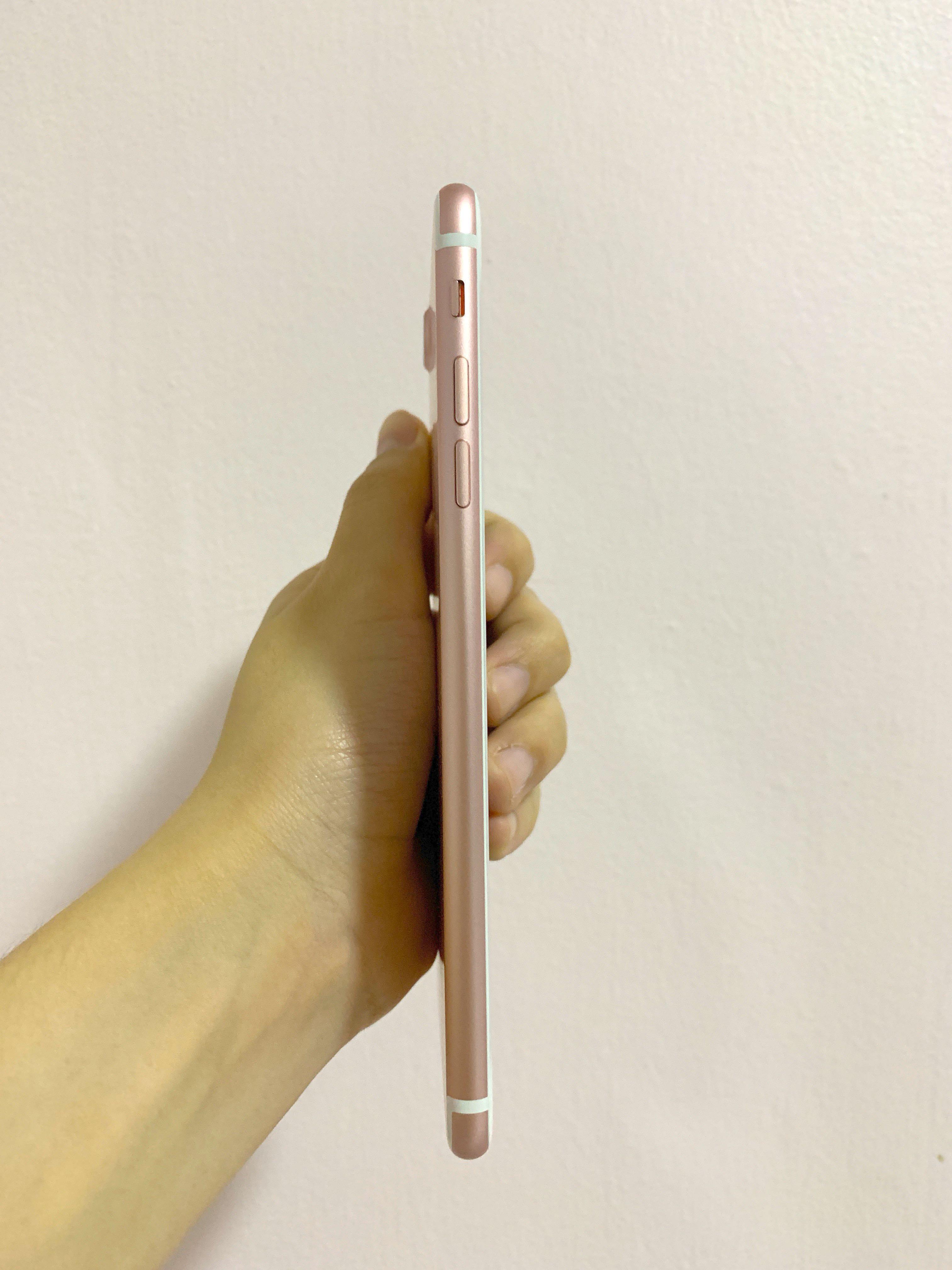 2yrs iPhone7 128GB Rose Gold FREE phone cover